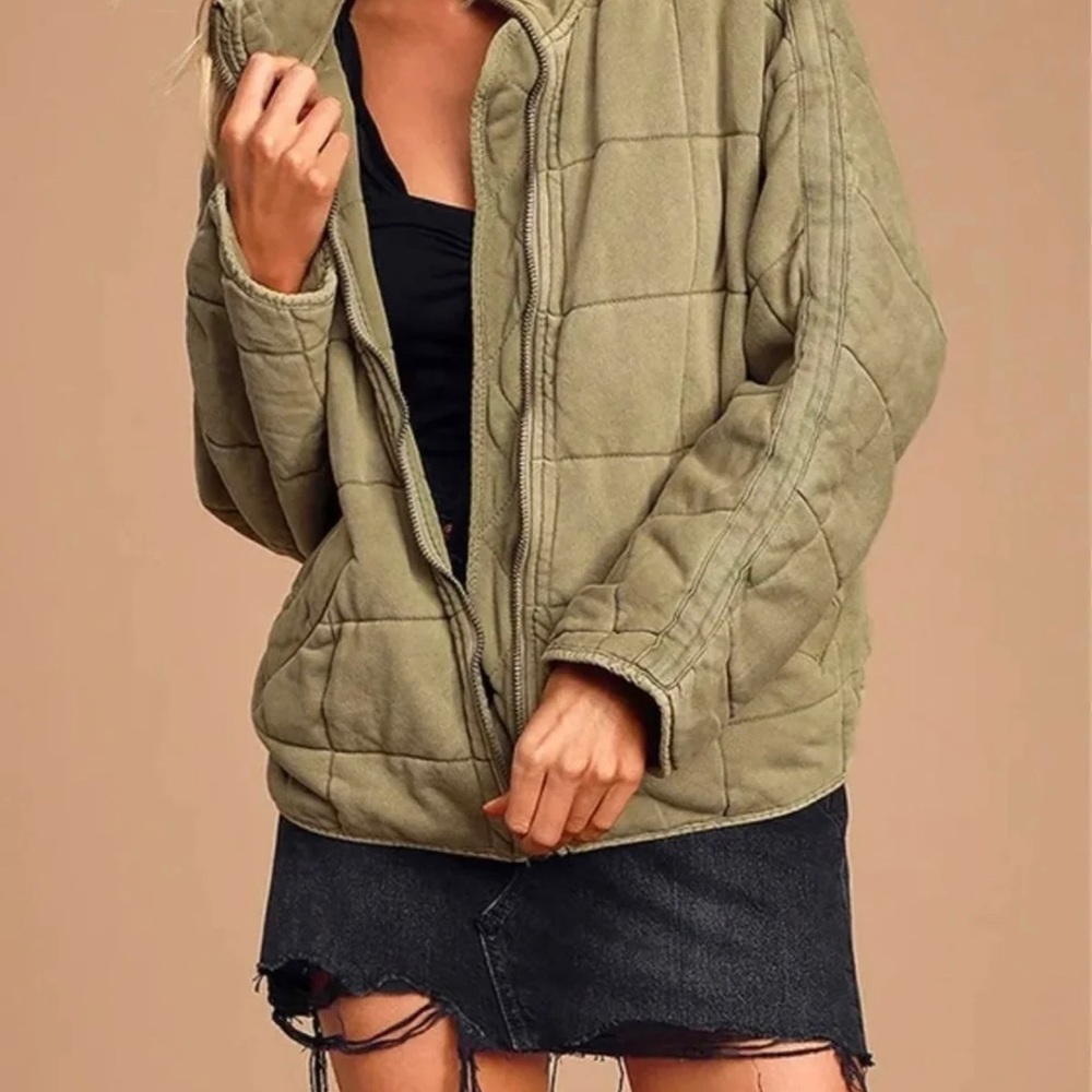 Free People Quilted Dolman Dupe